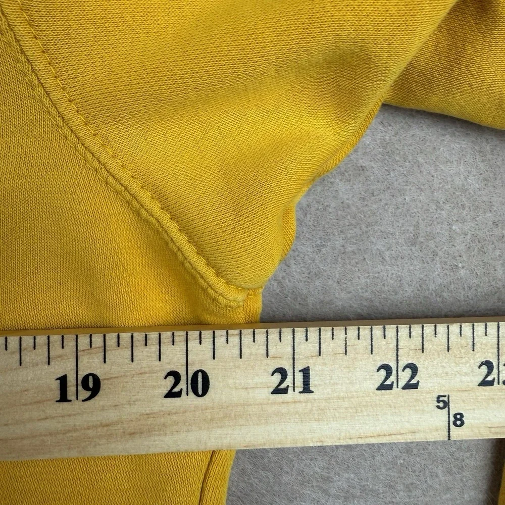 Jordan Yellow Hoodie‎ Mens S Graphic Pullover Jumpman Logo Rope Drawstring